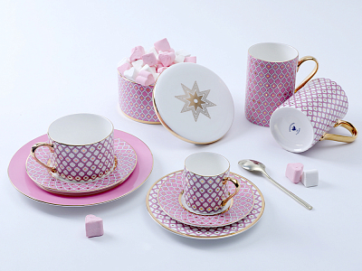 Тарелка плоская 200 мм форма Стандартная 2 рисунок Астра 1 арт 80.46798.00.1