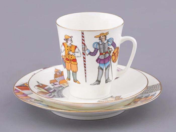 Трехпредметный комплект 165 мл форма Майская рисунок Балет Дон Кихот, арт. 81.23693.00.1, 