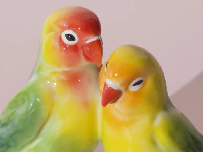 Скульптура форма Неразлучники, рисунок Тропические, арт. 82.47415.00.1, 