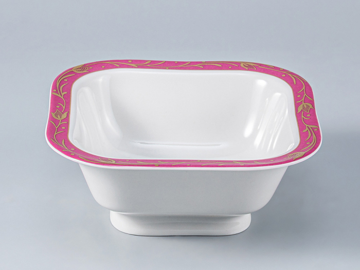 Салатник двух порционный, форма Молодежная, рисунок Сетка-Блюз, арт 80.82279.00.1, 