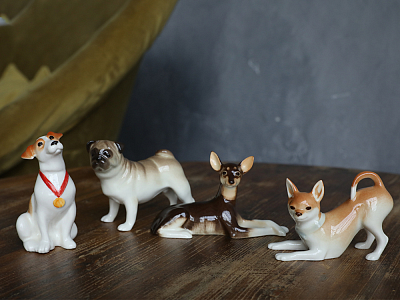 Скульптура Джек-Рассел-Терьер Лео арт. 82.80393.00.1