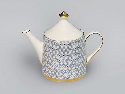 Чайник заварочный 780 мл форма Идиллия рисунок Азур, 780 мл, арт. 80.96960.00.1