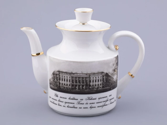 Сервиз чайный на 6 персон 15 предметов, форма Банкетная рисунок Великолепный Невский, арт. 81.32683.00.1, 