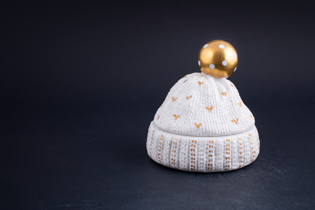 Шкатулка Детская шапочка, рисунок Золотой Помпон, арт 60.14116.00.1, 