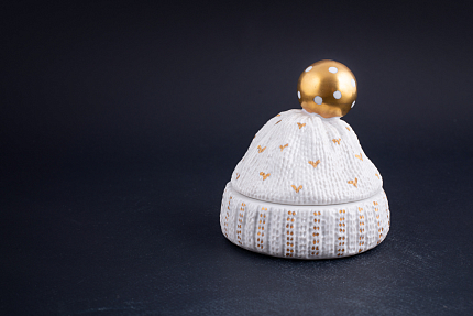 Шкатулка Детская шапочка, рисунок Золотой Помпон, арт 60.14116.00.1