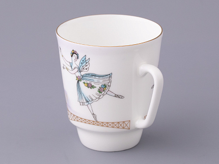 Чашка с блюдцем кофейная 165 мл форма Майская рисунок Белые ночи в Петербурге арт. 81.26632.00.5