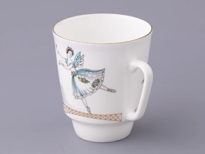 Чашка с блюдцем кофейная 165 мл форма Майская рисунок Белые ночи в Петербурге арт. 81.26632.00.5, 