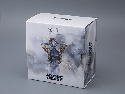 Бокал с блюдцем и крышкой 400мл в подарочной упаковке, форма Топ, рисунок Atomic Heart 2, арт 81.34449.00.1