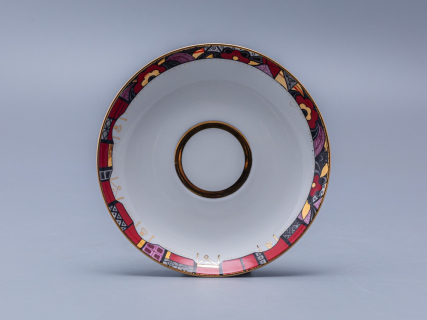 Чашка с блюдцем чайная 250 мл форма Весенняя рисунок Красный конь арт. 81.15308.00.1, 