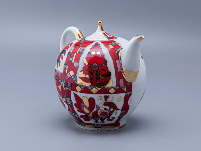 Комплект чайников Новгородский Красный конь арт. 81.10353.00.1, 