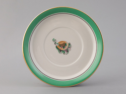 Чашка с блюдцем чайная 220 мл форма Гербовая рисунок Modes de Paris 1830 арт. 81.25415.00.1