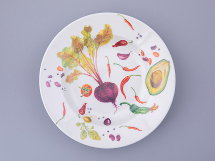 Тарелка 225 мм форма Европейская глубокая Мамина Дача, арт. 80.48015.00.1