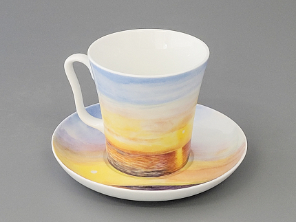 Бокал с блюдцем форма Ленинградский рисунок Барк арт. 81.27471.00.1