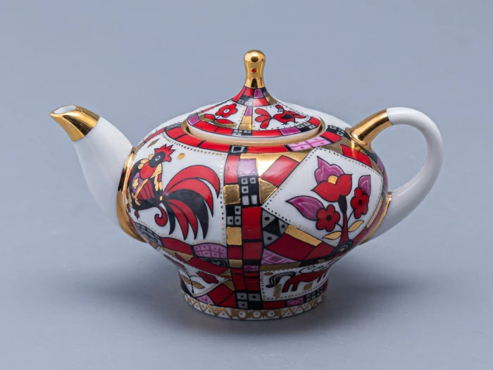 Комплект чайников Новгородский Красный конь арт. 81.10353.00.1, 