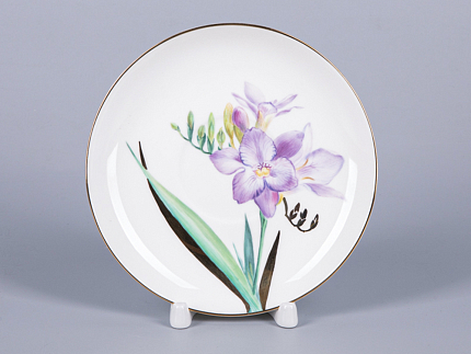 Чашка с блюдцем чайная 300 мл форма Купольная рисунок Freesia арт. 81.29659.00.1