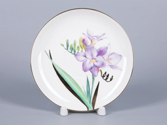 Чашка с блюдцем чайная 300 мл форма Купольная рисунок Freesia арт. 81.29659.00.1, 