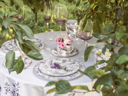 Тарелка мелкая 215 мм форма Европейская рисунок Monplaisir Violet, арт. 80.37452.00.5, 