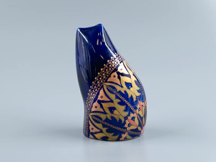 Скульптура Кот сидящий, рисунок Витраж, арт 82.84887.00.1, 