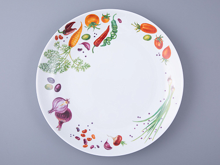 Блюдо плоское 300 мм Richelieu рисунок Мамина дача, арт. 80.02141.00.1