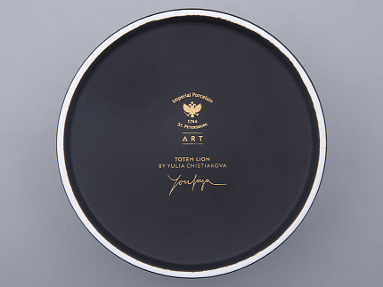 Шкатулка в подарочной упаковке, форма Идиллия, рисунок Тотем. Лев арт. 81.31592.00.1