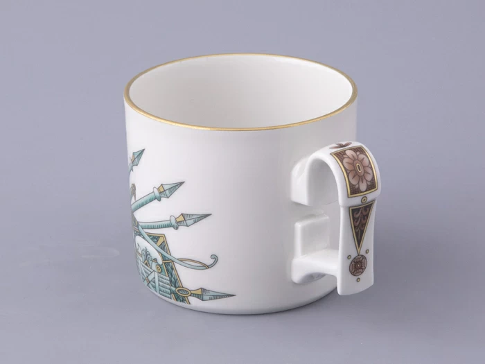 Чашка с блюдцем в подарочной упаковке, форма Охотничий, рисунок Триумф Штандарт Победы, арт. 81.32468.00.1, 