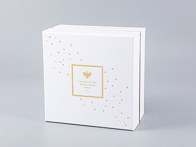 Подарочный набор шкатулка форма Идиллия рисунок Азур арт. 81.28257.00.1