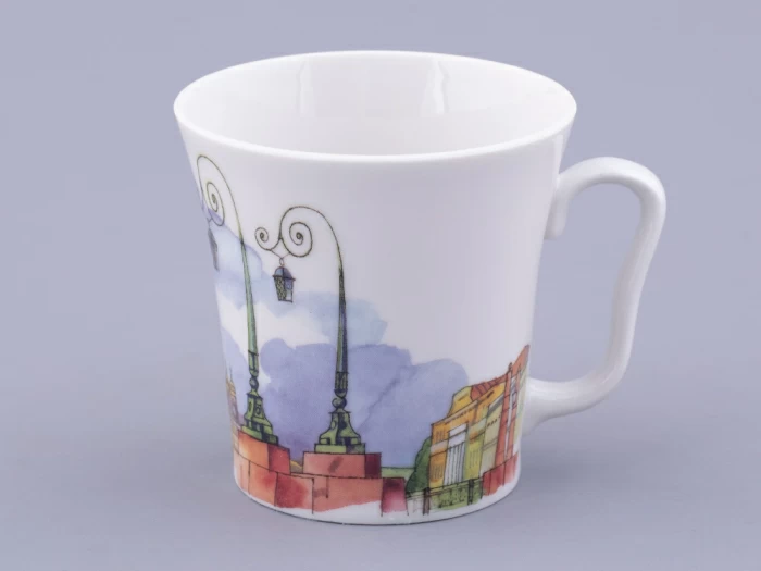 Бокал 360 мл форма Ленинградский рисунок Санкт-Петербург. Краснофлотский мост арт. 80.44856.00.1, 