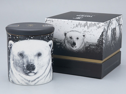 Свеча ароматическая в подарочной упаковке, рисунок Тотем. Медведь аромат Черный перец арт. 81.31597.00.1