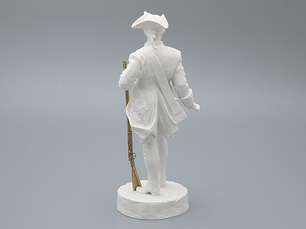 Скульптура Мушкетер эпохи Елизаветы Петровны, в подарочной упаковке, рисунок Белый бисквит, арт 81.31944.00.1