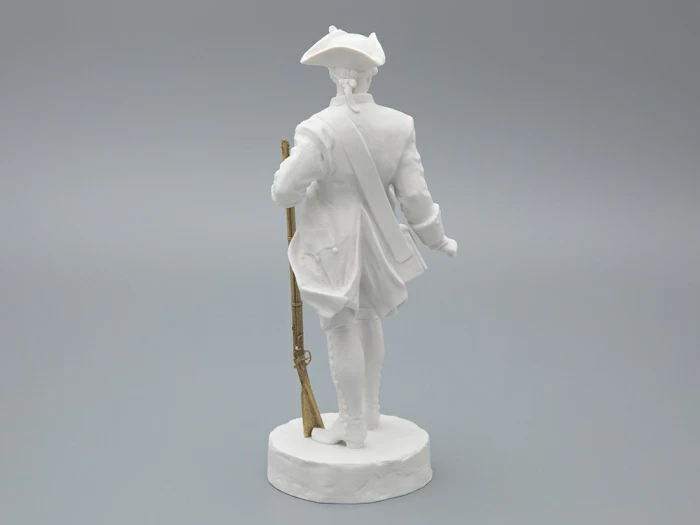 Скульптура Мушкетер эпохи Елизаветы Петровны, в подарочной упаковке, рисунок Белый бисквит, арт 81.31944.00.1, 