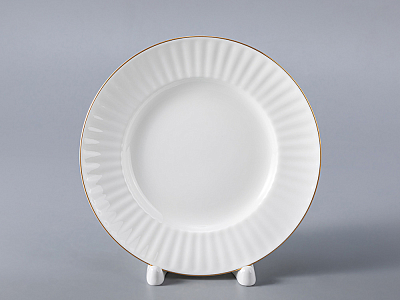 Сервиз чайный форма Волна рисунок Золотой кантик, 6 персон 20 предметов арт. 81.20892.00.1