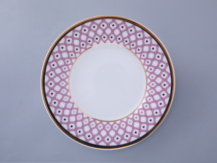 Чашка с блюдцем 250 мл форма Идиллия рисунок Коралл 2 арт. 81.31118.00.1, 