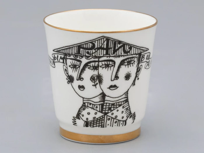 Подарочный набор стопок форма Сувенирная 1, рисунок Русская культура, арт. 81.31748.00.1, 