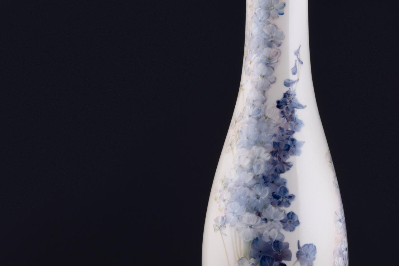 Ваза Дельфиниумы на форме Высокая, арт 80.36221.00.1, 