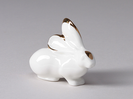 Скульптура форма Заяц Золотой арт. 82.03948.00.1