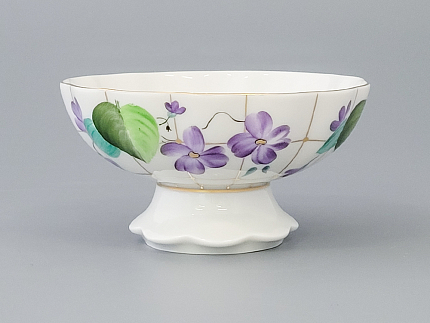 Ваза для конфет, форма Лесная фиалка, форма Тюльпан, арт 80.00272.00.1