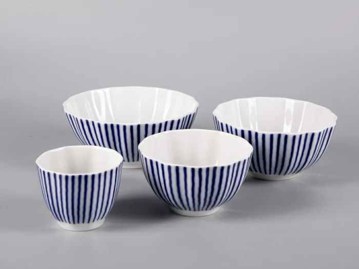 Четырех-предметный комплект Салатников, форма Тюльпан рисунок Французик, арт. 81.30806.00.1, 