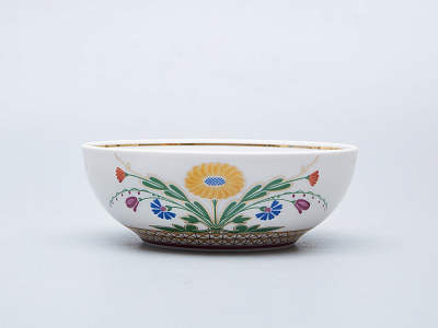 Салатник 160 мм, форма Утро, рисунок Замоскворечье арт. 80.40525.00.1