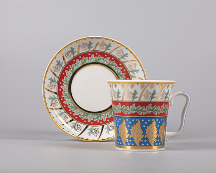 Бокал с блюдцем Ленинградский Новогодняя ночь 360 мл арт. 81.30699.00.1