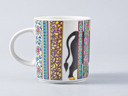 Кружка форма Стандарт рисунок Черный бык, арт. 80.99933.00.1, 