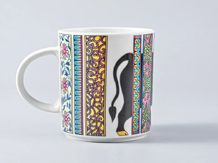 Кружка форма Стандарт рисунок Черный бык, арт. 80.99933.00.1, 