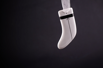 Елочная игрушка Носочек, Тайм, арт 60.16078.00.1