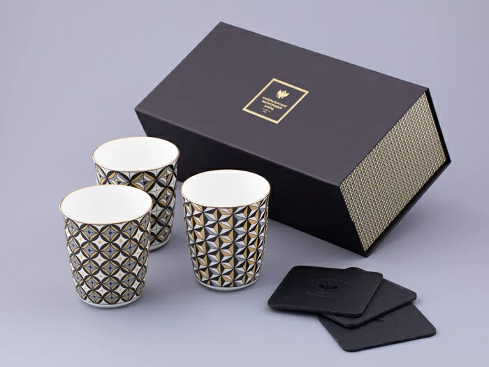 Подарочный набор стаканов форма Цилиндрический, рисунок Elegant Prizma, арт. 81.31736.00.1, 