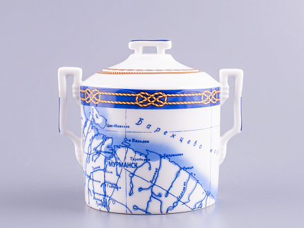 Сервиз чайный форма Гербовая рисунок Кают-компания, 6 персон 14 предметов арт. 81.24029.00.1