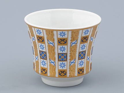 Чашка с блюдцем чайная форма Банкетная рисунок Кронштадт, арт. 81.32241.00.1