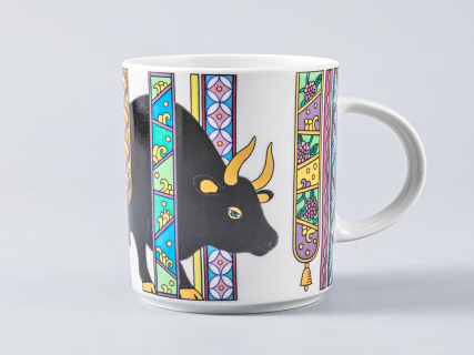 Кружка форма Стандарт рисунок Черный бык, арт. 80.99933.00.1, 