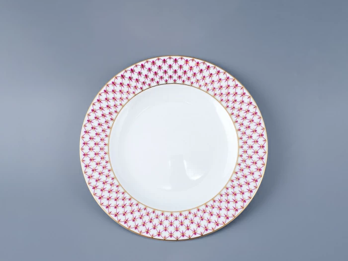Тарелка 200 мм, форма Европейская, рисунок Сетка-Блюз 2, арт. 80.87556.00.1, 