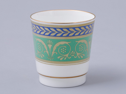 Подарочный набор стопки и икорница рис. Золотой арт. 81.30556.00.1