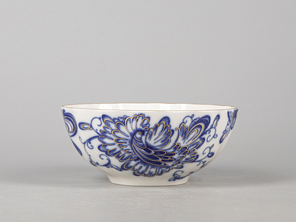 Салатник форма Тюльпан 500 мл, рисунок Поющий сад, арт. 80.41803.00.1