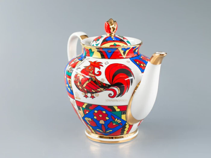 Чайник заварочный форма Весенняя рисунок Народные узоры арт. 80.60809.00.1, 